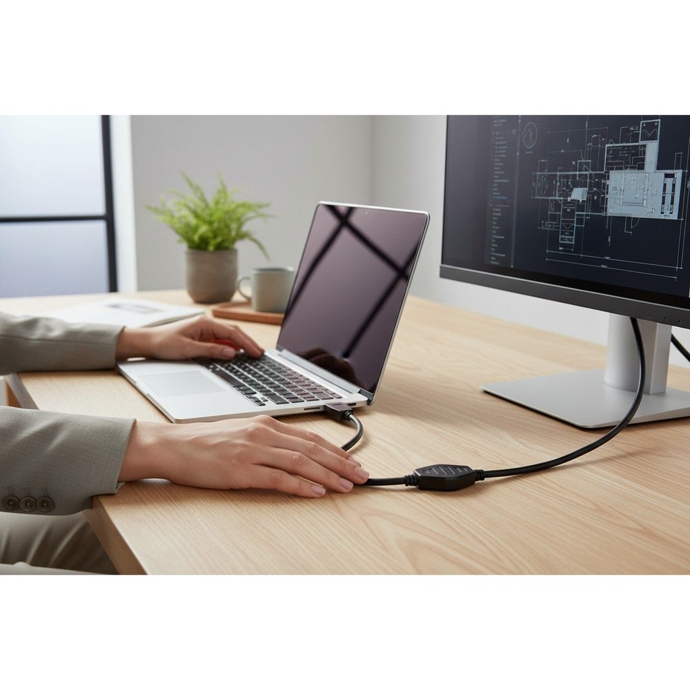 Lenovo DisplayPort to DVI-D Adapter Cable FRU 43N9160 Black